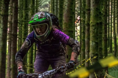 Team Tredz Alex in action in the woods